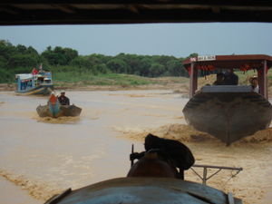 Heading into Tonle Sap Lake