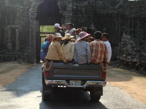 Cambodians always travel