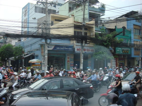 Saigon Traffic And Wires