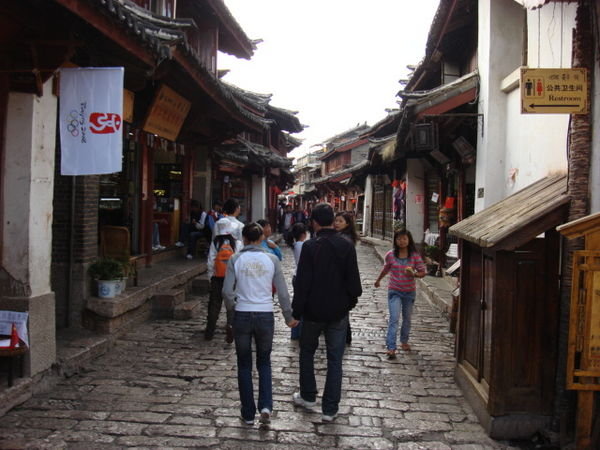 Charming Old Town Streets Of Lijang