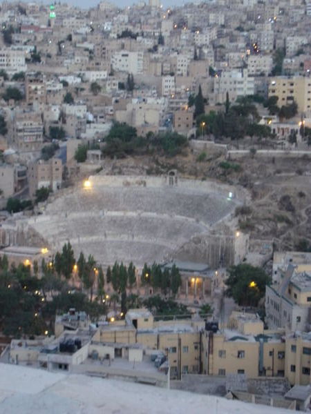 Roman Theater At Sunset, Amman