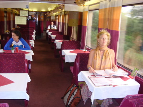 The lovely dining car