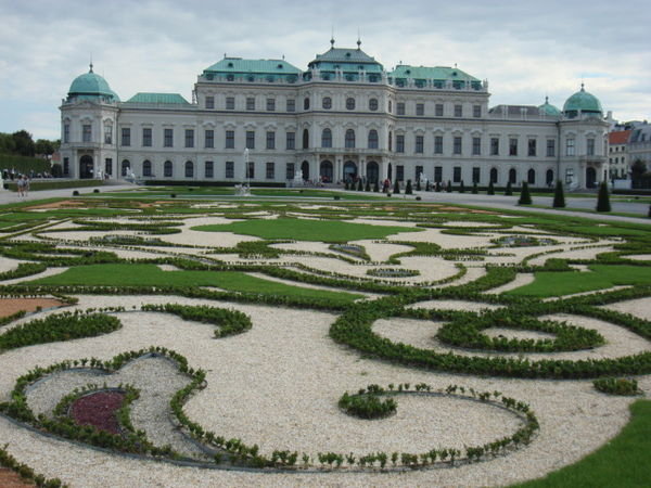 Gardens in front of the Belvedere