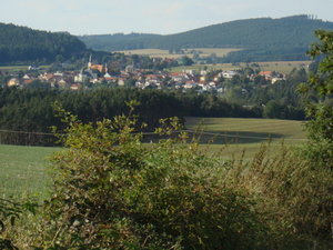 Village and countryside in region