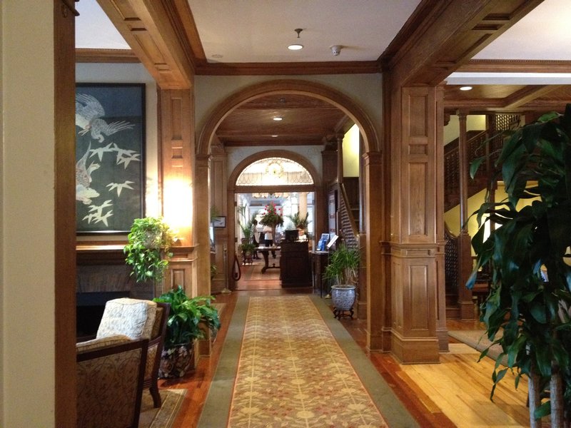 And, inside the old hotel