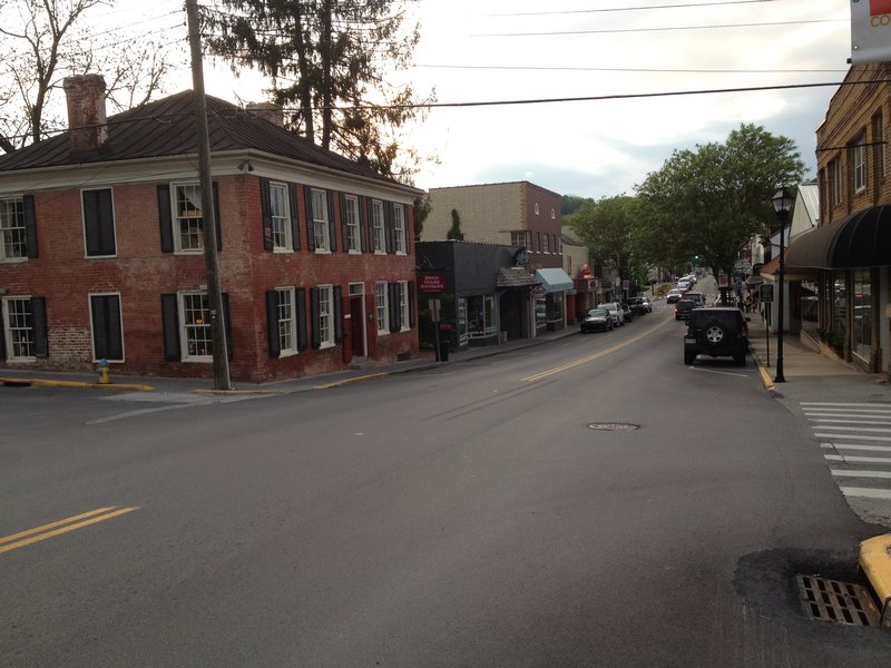 A main street in Lewisburg