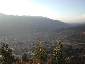 Huaraz - zapad slunce