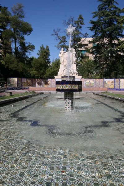 A little square in Mendoza
