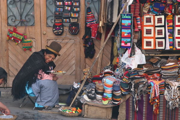 Market stalls