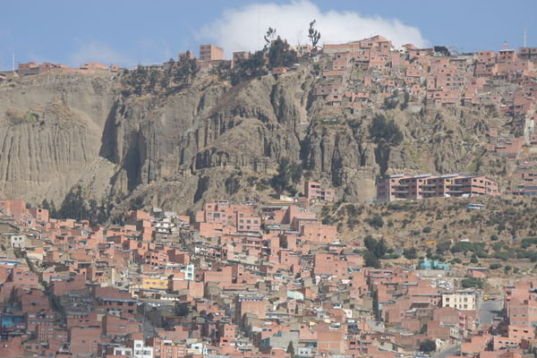 The sprawl of La Paz