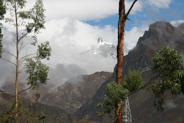 Views over the Andes from the Inca trail