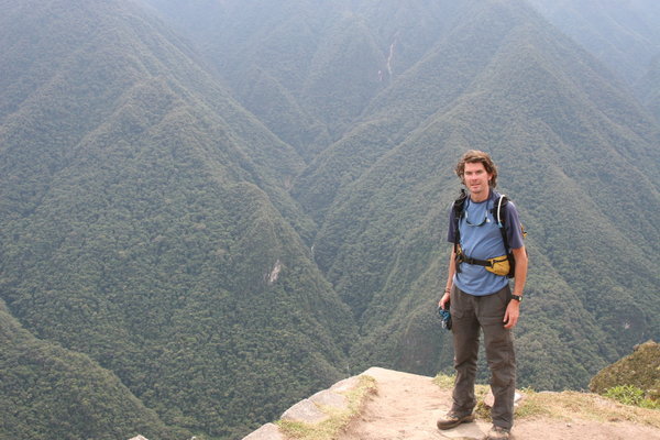 Russ at the top of Wayna Picchu