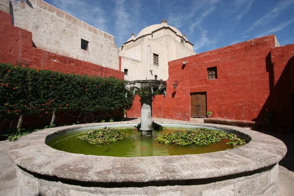 One of the little courtyards
