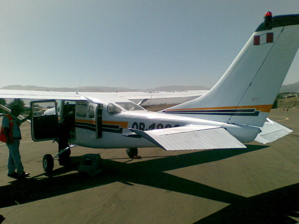 Our kamikaze plane to fly over the Nazca lines