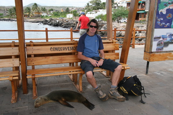 Russ hangin out with the sealions
