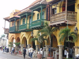 The colourful buildings of Cartagena