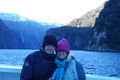 Kayley & James on Milford Sound