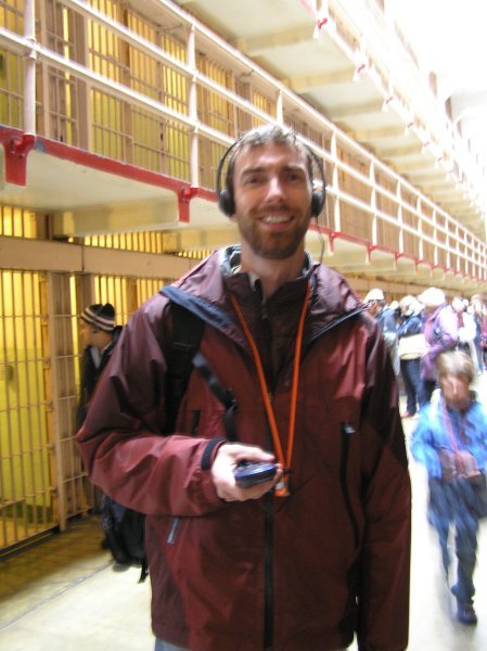 Stephen at Alcatraz Prison