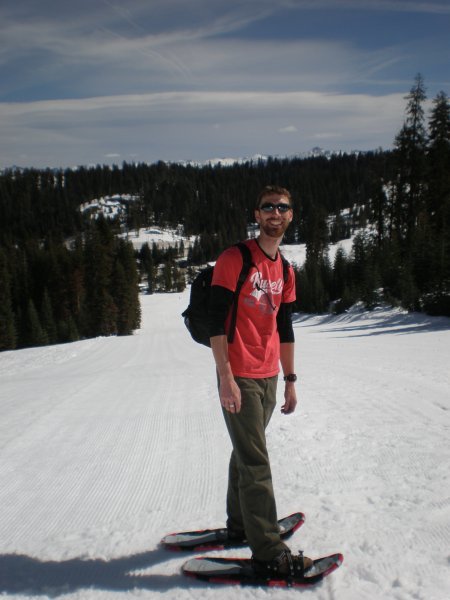 Stephen in Snow Shoes