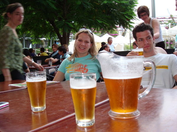 auf ein Bier mit Marion und Thomas