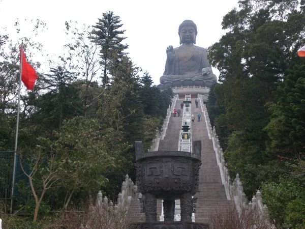 268 steps up to Big Buddha