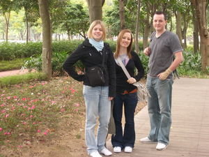 Gemma, Bec & Lewis in Victoria park