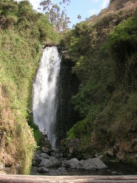 Waterfall near Otovalo