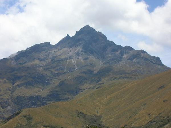 The summit of Cuicocha