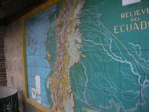 3d map of Ecuador
