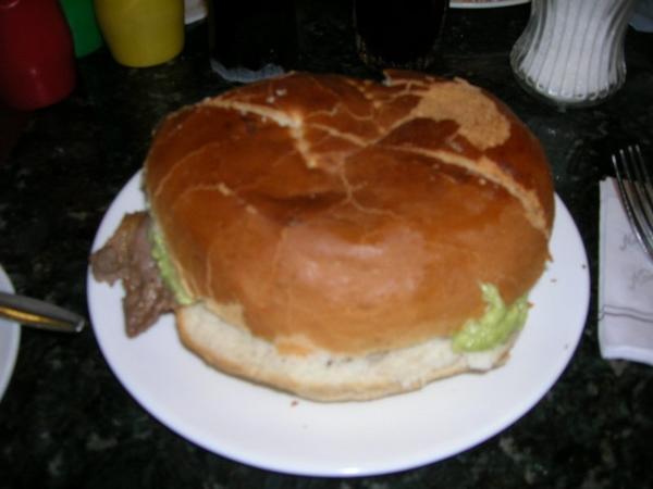 Typical Chilean sandwich