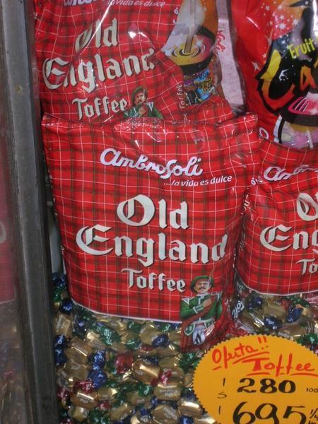 "Old England Toffee"