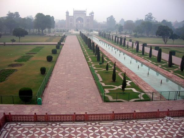 View from Taj Mahal