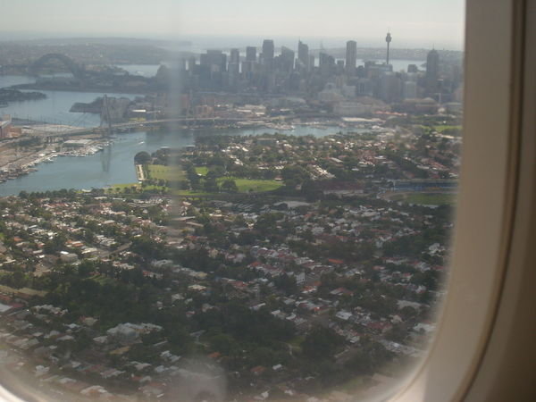 Sydney from the plane