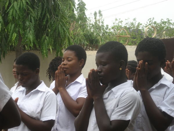 these girls pray to God so much becuase to some of them he is their only hope of a better life