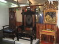 Kwame Nkrumah's chair in the National Museum