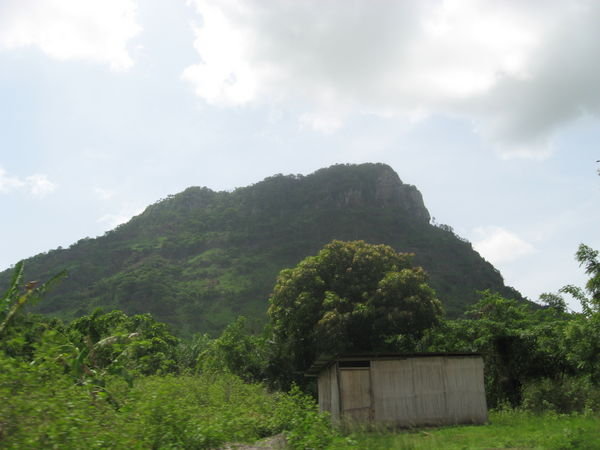a side view of Mt. Adaklu