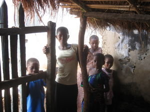 some of  the children in the village