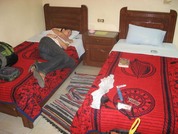 our beds at the hostel