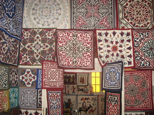a quilt shop in the bazaar