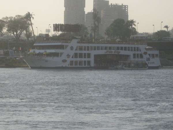 one of the cruise ships on the Nile