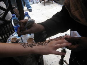 me getting my henna done
