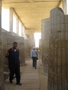 inside the complex at Saqqara