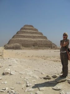 me still in awe at Saqqara
