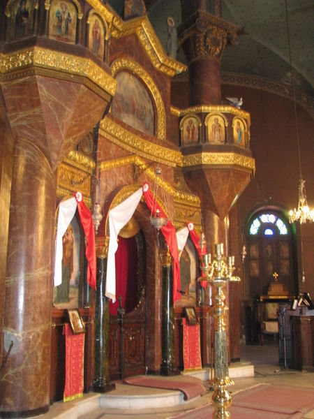 the alter in the church
