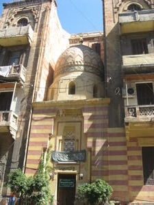 an Islamic influenced building in Alexandria