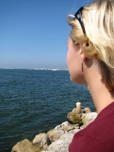 Me looking out over the bay