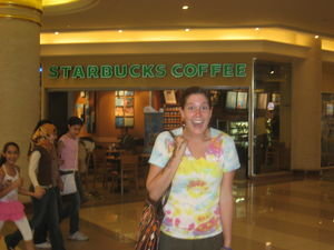 Jordan was so relieved to find the Starbucks