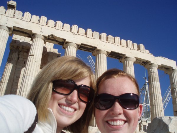 Emily and Me at the Parthenon