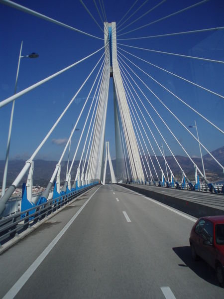 Bridge from mainland to Peloponesse