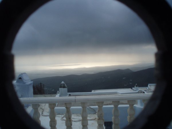 cool view in tinos